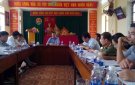 Buổi làm việc về tiến độ chỉ đạo xây dựng chương trình mục tiêu quốc gia xây dựng Nông Thôn Mới, Xã Xuân Phú