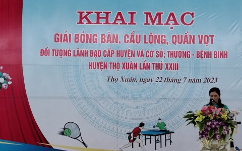 Đơn vị xã Xuân Phú đạt huy chương Bạc môn Cầu lông đôi Nam tại Giải lãnh đạo, thương bệnh binh năm 2023