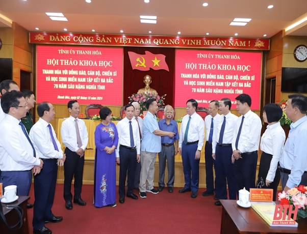 Hội thảo khoa học Thanh Hóa với đồng bào, cán bộ, chiến sĩ và học sinh miền Nam tập kết ra Bắc - 70 năm sâu nặng nghĩa tình