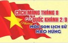 BÀI TUYÊN TRUYỀN CHÀO MỪNG 79 NĂM CÁCH MẠNG THÁNG 8 VÀ QUỐC KHÁNH 2/9/2024